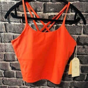 Women’s Strappy Tank Top - Orange